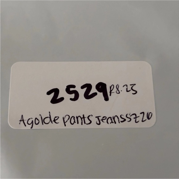 Agolde Nico Button Fly Jeans Women’s 26 Blue Denim Stretch Medium Wash A093-1370 - Picture 11 of 11